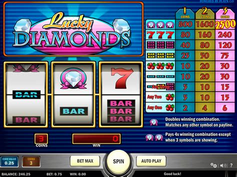 Lucky Diamonds  игровой автомат Playn Go